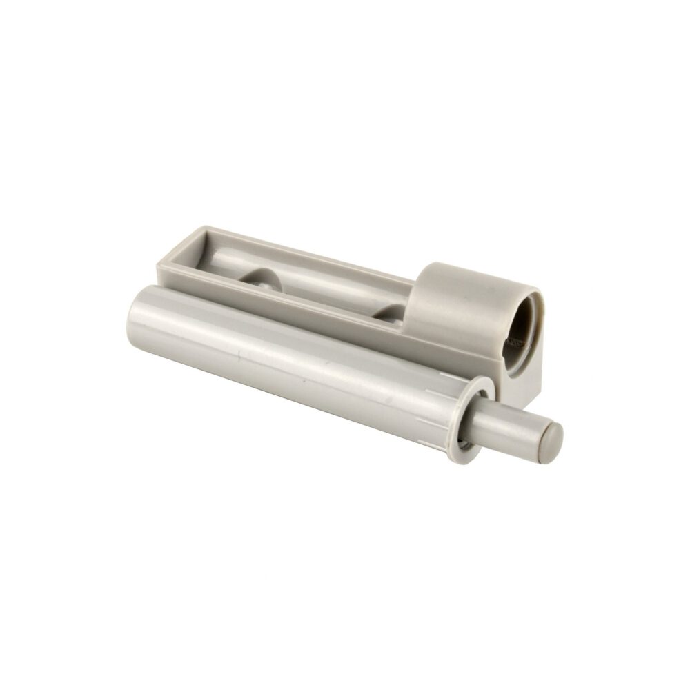 2 soft-close door dampers with linear mounting plate. For screw-on furniture - furniture dampers, soft-close, dampers, stop dampers for kitchen cabinets or cupboards for retrofitting.