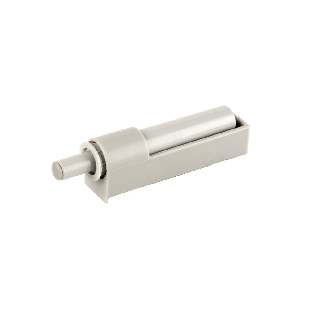 2 soft-close door dampers with linear mounting plate. For screw-on furniture - furniture dampers, soft-close, dampers, stop dampers for kitchen cabinets or cupboards for retrofitting.