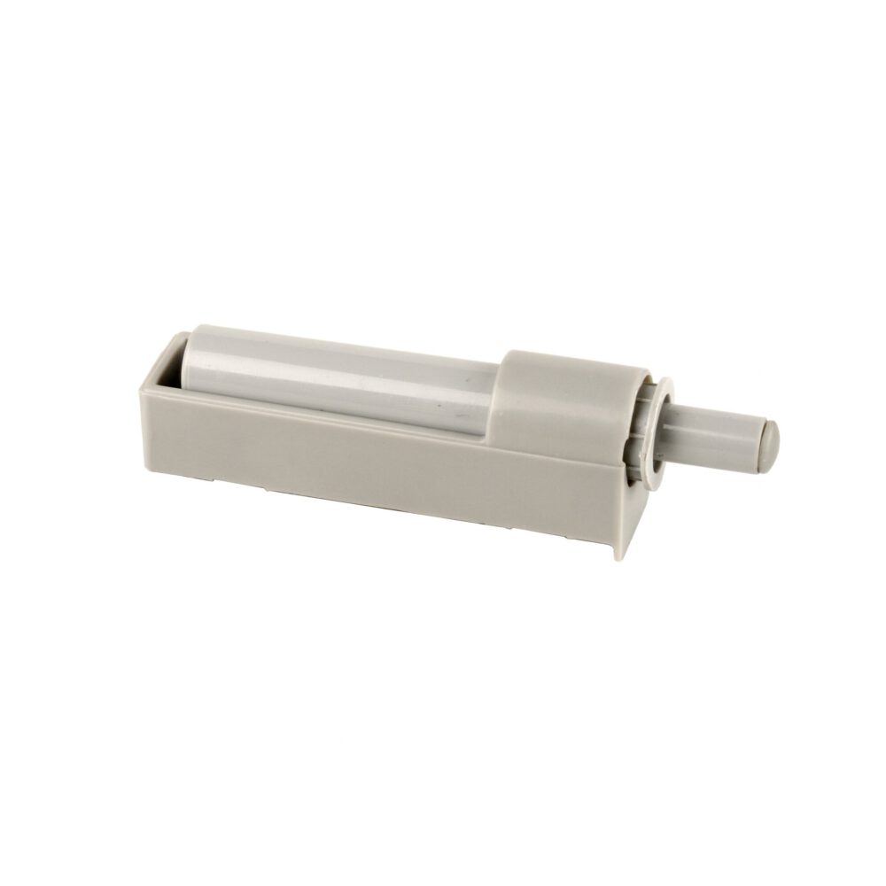 2 soft-close door dampers with linear mounting plate. For screw-on furniture - furniture dampers, soft-close, dampers, stop dampers for kitchen cabinets or cupboards for retrofitting.