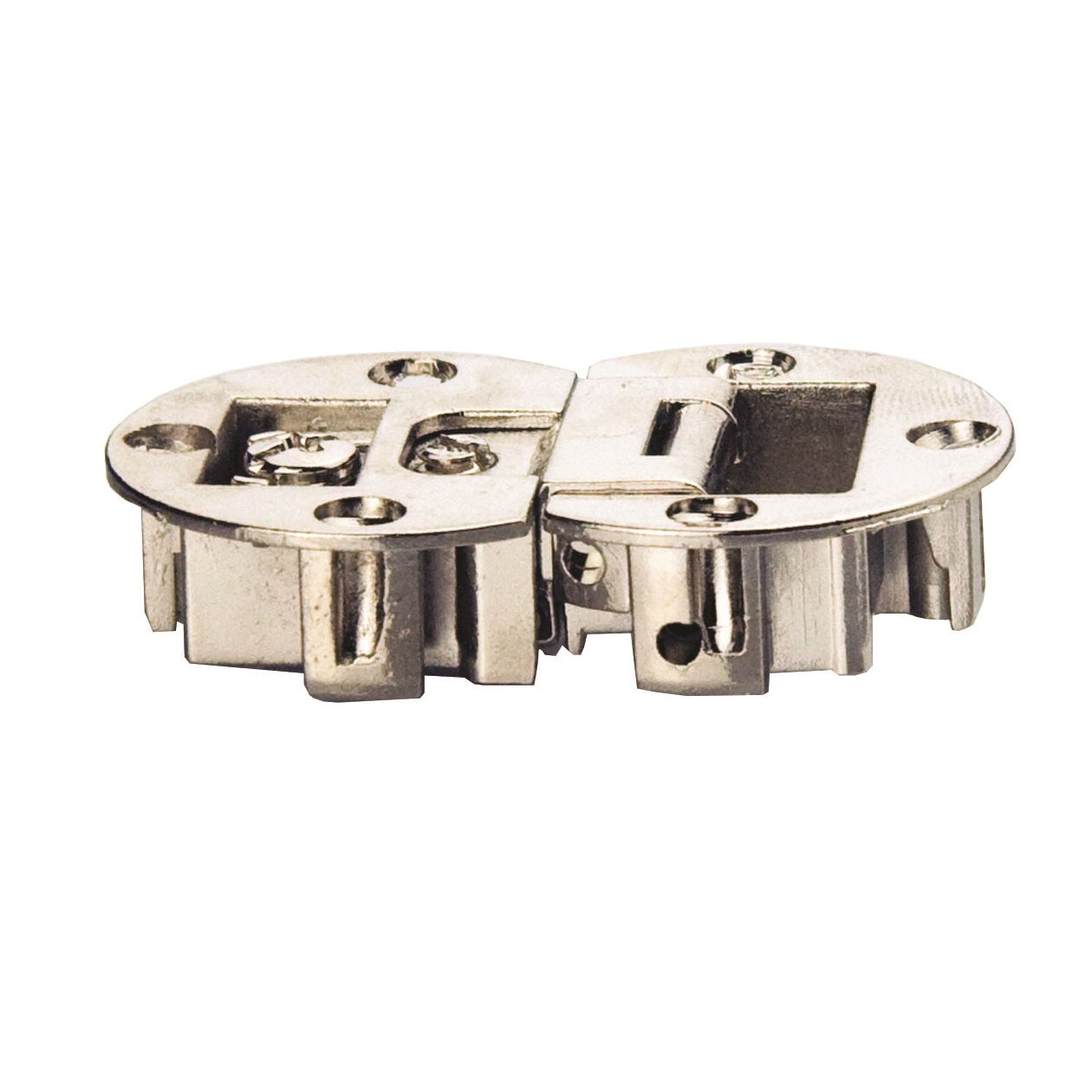 Set: 2 Stück UMAXO® Klappenscharnier für Möbel - Klappenbeschlag, abnehmbar. Möbelscharnier zum Schrauben, Klappenhalter, Einlassklappscharnier, Barfachscharnier für Holzklappen, Holzdeckel und Möbelklappen