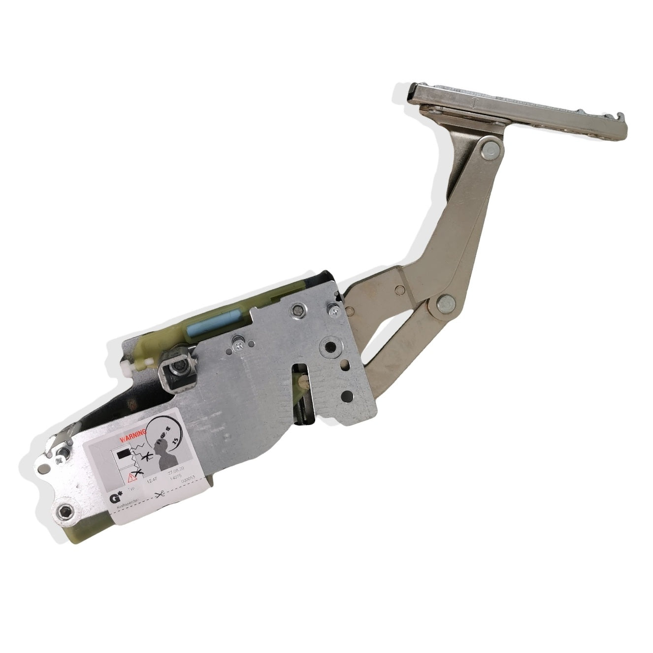 GRASS Hetal Kinvaro S-35 Type 3 / C, C-type energy mechanism (right side ONLY). Pivot flap fitting with opening assistance and adjustable closing damping. Flap fitting includes gray cover cap.