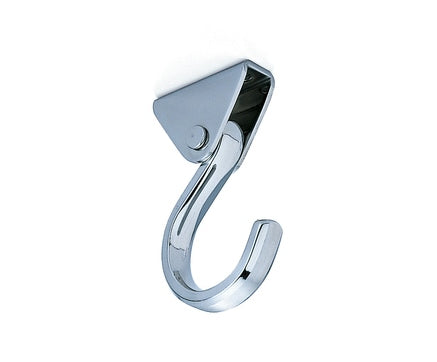 Movable heavy-duty hook, made of stainless steel, surface: matte and polished, 55.5 mm (2.2"), XL-JSF40TT. Stainless steel hook for walls, ceilings, bathrooms, outdoors, swimming pools, and much more, from Sugatsune / LAMP® (Japan)