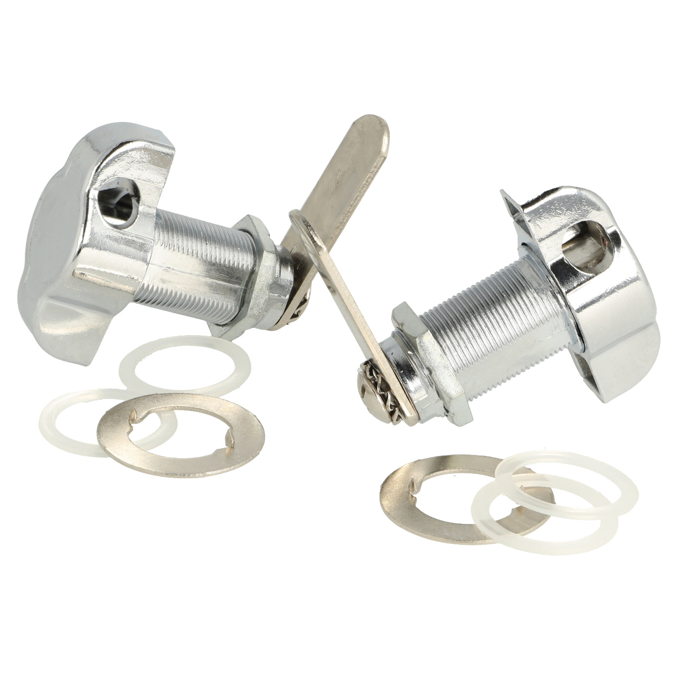 Drehriegelverschluss für Vorhängeschloss mit Grifffunktion, 32 mm (1,3″), Ausführung: rechts, 14.04.589-0. Drehriegelschloss für Vorhängeschloss mit Grifffunktion für Spinde, Blechschrank, Schließfachschrank, Spindschrank und viel mehr, von SISO Denmark