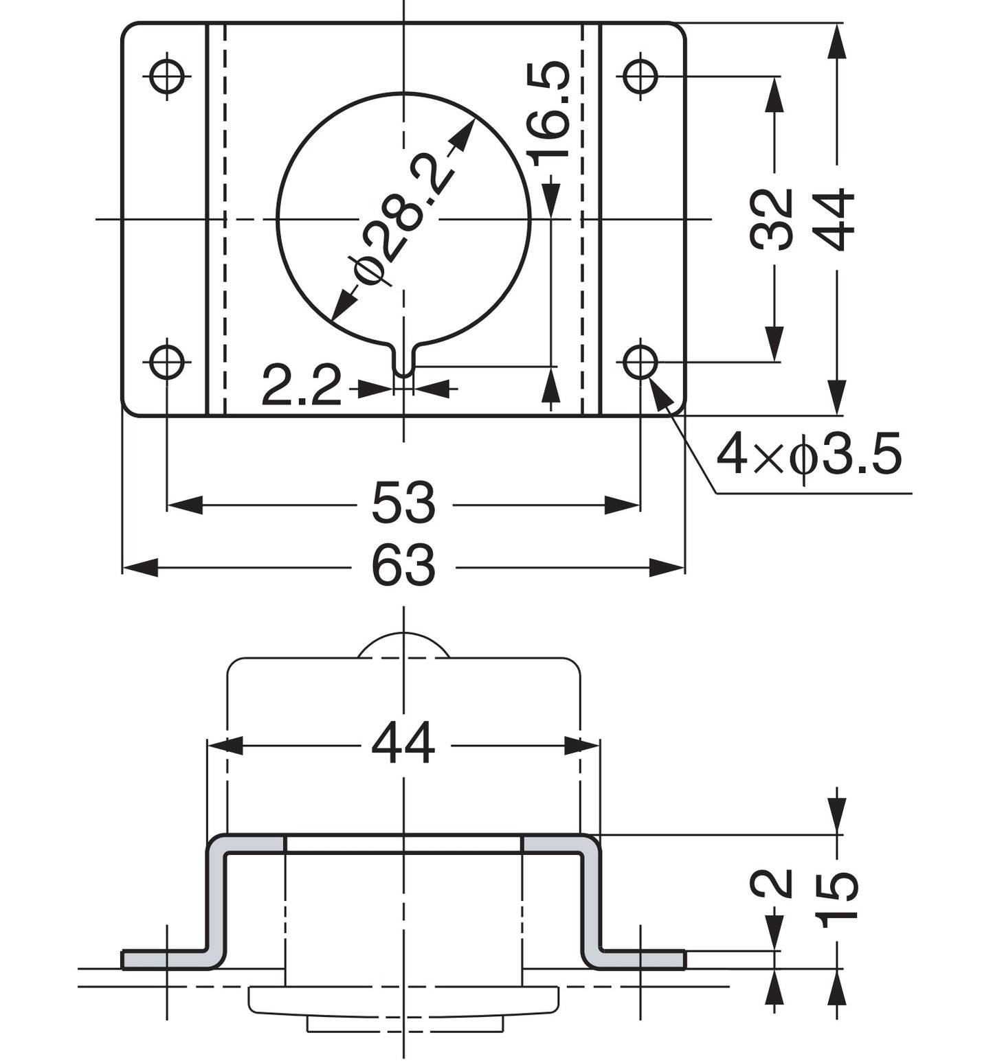 High-quality push-button handle made of zinc alloy, finish: black nickel PK03BN. A high-quality, solid and elegant push-lock made of ZDC for drawers, RV furniture, boats, private aircraft, and much more, from Sugatsune / LAMP® (Japan)