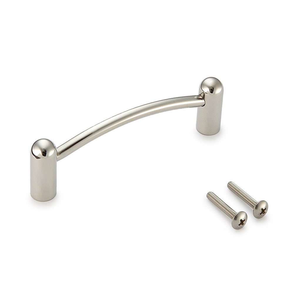 Stainless steel door handle V2A (SUS304), 109 mm (4.3") LX-110M. High-quality solid stainless steel door handle made of V2A (SUS304) for humid environments, ships, food processing, medical, and laboratory equipment from Sugatsune / LAMP® (Japan).