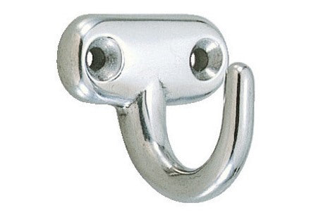 High-quality stainless steel hook, made of solid stainless steel, load capacity: 20 kg, 25 mm (1"), EP-25. Stainless steel wall hook for coat racks, bathrooms, outdoors, swimming pools, and much more, from Sugatsune / LAMP® (Japan)