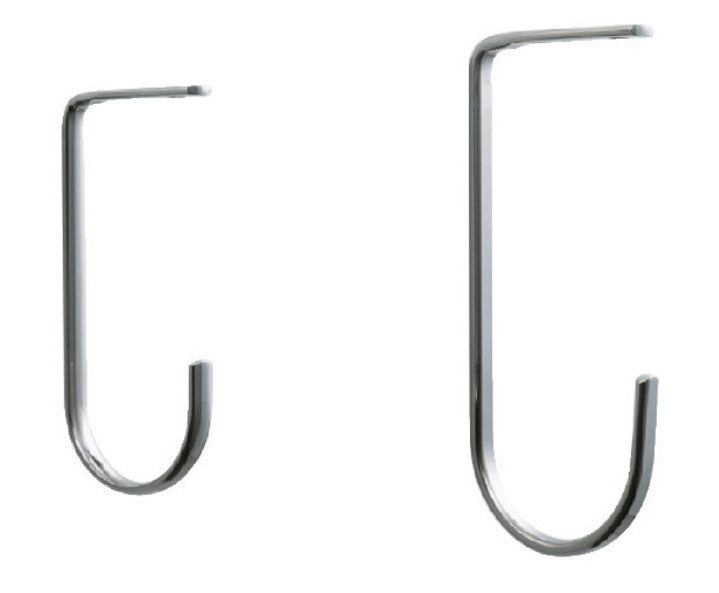 High-quality, large universal hook for ceiling or under-shelf mounting, made of stainless steel, 260 mm (10.3"), JFT260M. Heavy-duty hook made of V2A for humid environments, outdoor use, shipbuilding, and much more, from Sugatsune / LAMP® (Japan)