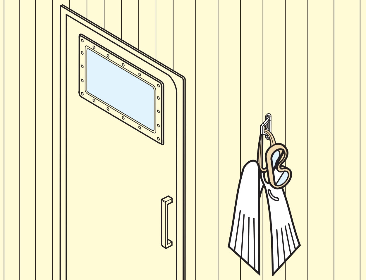 High-quality hook with safety catch made of SUS316 stainless steel, EN-K120. Rope hook with safety catch made of V4A for shipbuilding, outdoor use, humid environments, harsh environments, and much more, from Sugatsune / LAMP® (Japan)