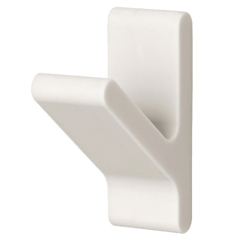 Strong magnetic hook, silicone-coated, surface: gray-white, 46 mm (1.9"), PXB-GN05M-101-GWT. Silicone hook for refrigerators, magnetic boards, key boards, lockers, metal cabinets, metal walls, and much more, from Sugatsune / LAMP® (Japan)