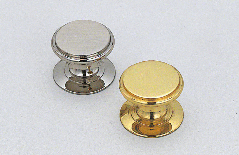 Poignée de meuble de haute qualité en laiton, surface : bronze blanc, satiné mat, 22 mm (0,9″) SY-22WB. Bouton de poignée en laiton pour tiroirs, portes de meubles, armoires de cuisine, armoires de bureau et bien plus encore, de Sugatsune / LAMP® (Japon)