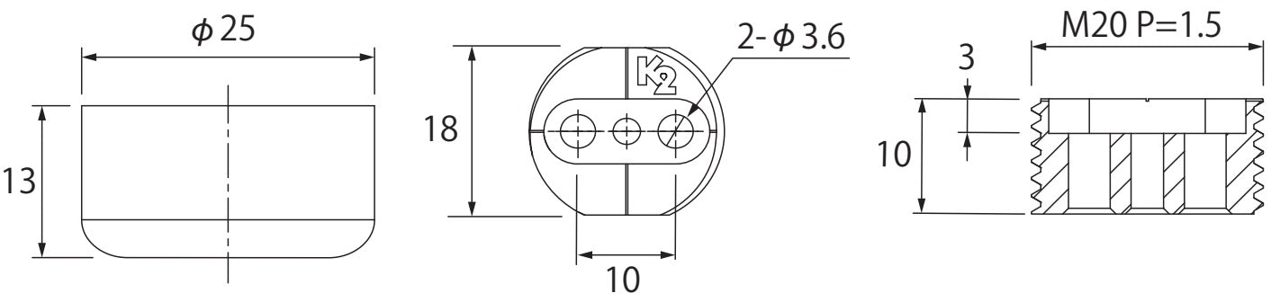 4 Stück robuster Möbelversteller, Tragkraft: 600 kg, weiß, Durchmesser: ⌀25 mm (63/64″), Standard, B571-25-WH für Tischbeine, Möbelbeine, Schrankfüße