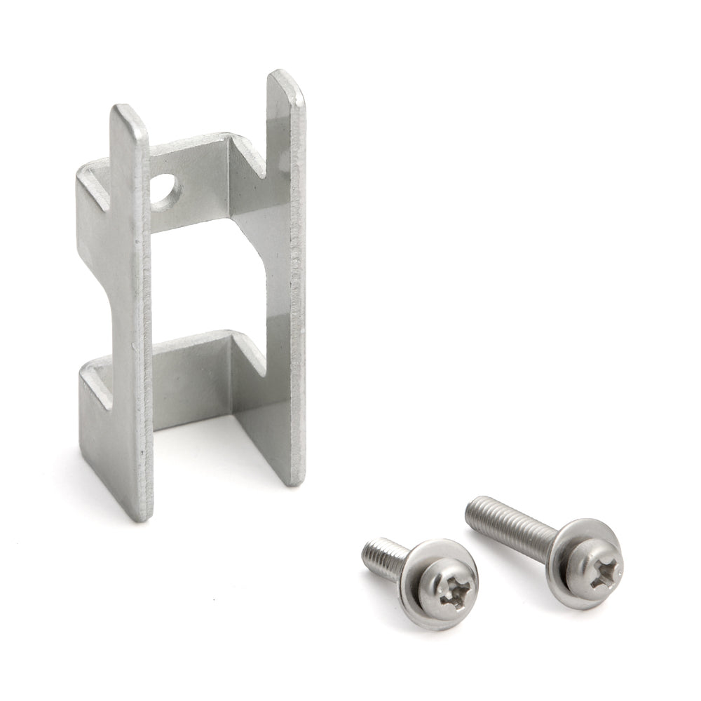 Mounting bracket, 50 mm (2"), NF-50. Mounting clamp for sheet metal mounting, Sugatsune / LAMP folding hook NF-60, Sugatsune / LAMP folding hook NF-R64, Sugatsune / LAMP folding hook NF-K64, from Sugatsune / LAMP® (Japan)