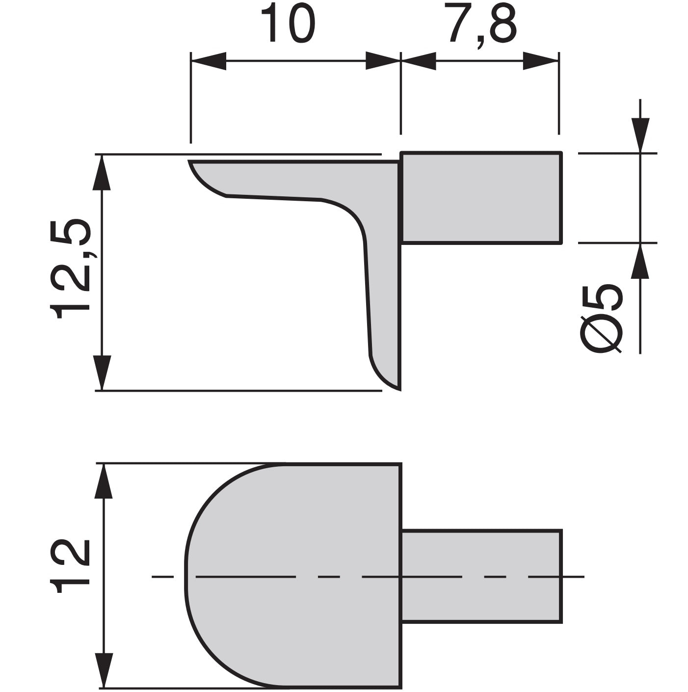 Lot de 20 supports d'étagère en alliage de zinc, finition nickelée 4030407. Supports d'étagère en alliage de zinc pour étagères, meubles de rangement, rayonnages, meubles de rangement, etc., par EMUCA.
