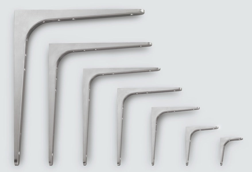 2 Stück hochwertiger Schwerlastmontagewinkel, Tragkraft: 70 kg (155 lbs), Oberfläche: schwarz, 301 mm (11,9″), BTK-300B. Schwerlastregalwinkel für Tablar, Trennwand, Regal, Eckverbindung und viel mehr, von Sugatsune / LAMP® (Japan)