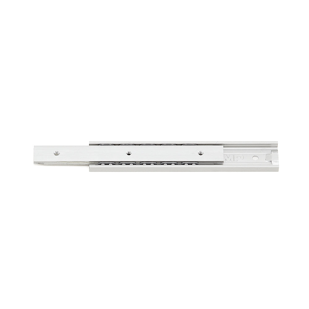Aluminum mini drawer slide, bidirectional ARW2-16-100, by Sugatsune / LAMP (Japan)
