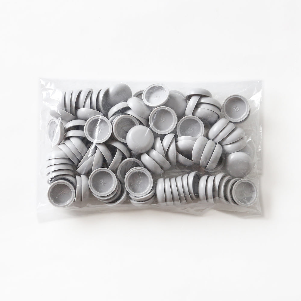 Bouchon pour configuration, paquet de 100, CS-492-M6-LGR-P100, par Sugatsune / LAMP (Japon)
