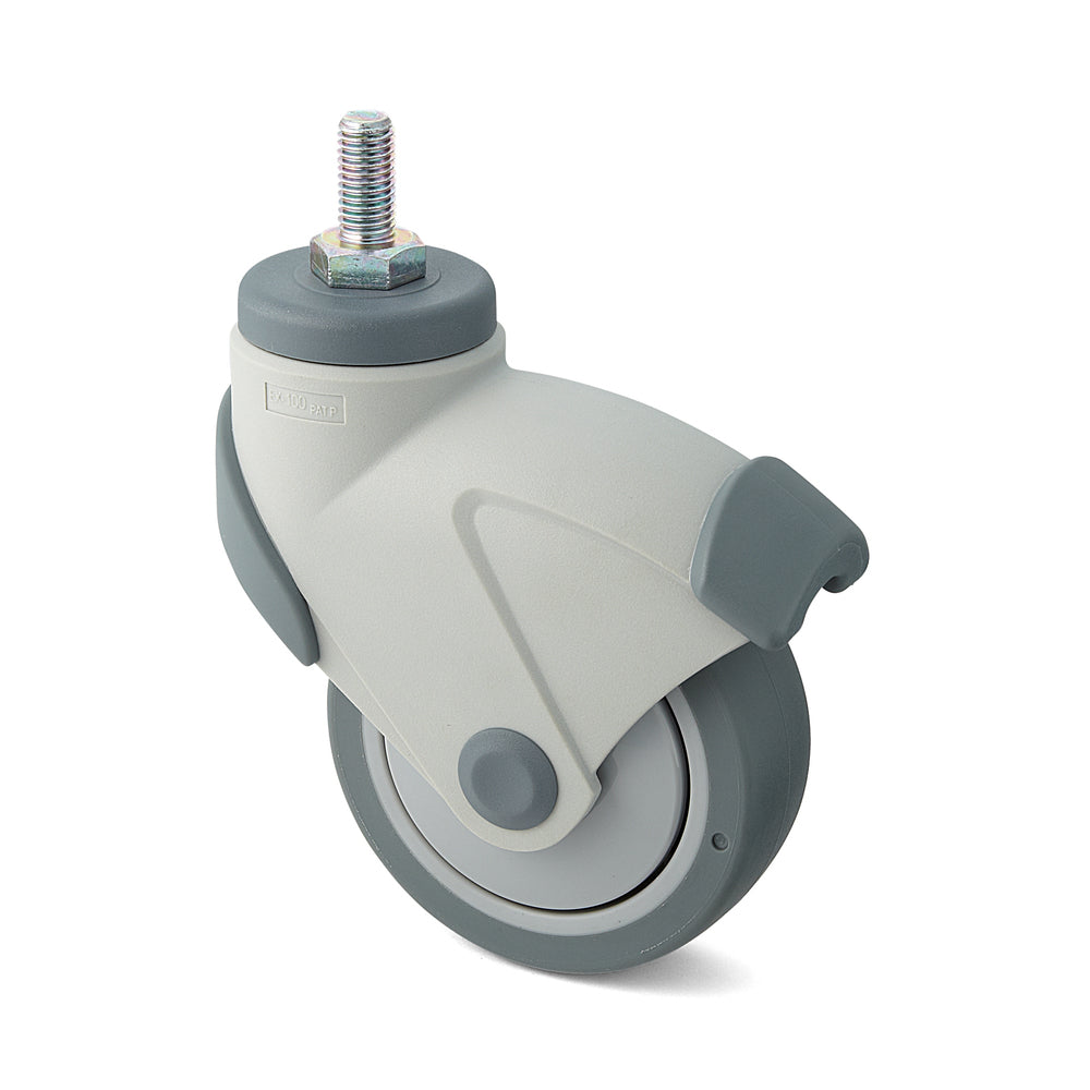 Reel with dual braking system, with threaded bolt EX-100N12, from Sugatsune / LAMP (Japan)