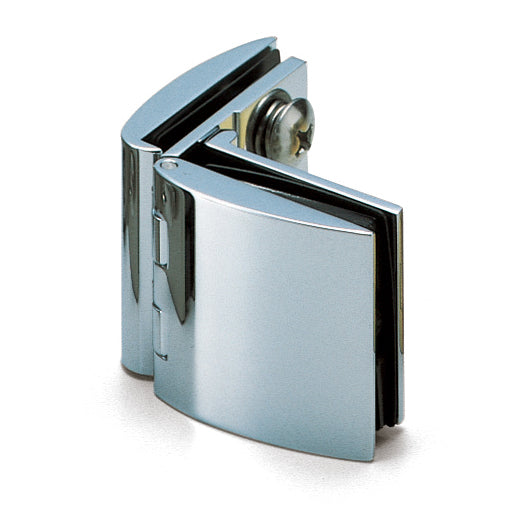Charnière encastrée pour porte vitrée d'armoire GH-450G-CR, par Sugatsune / LAMP (Japon)