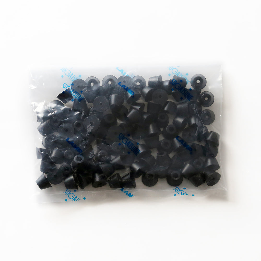 Pieds en caoutchouc réglables, lot de 100, K-1510-P100, par Sugatsune / LAMP (Japon)