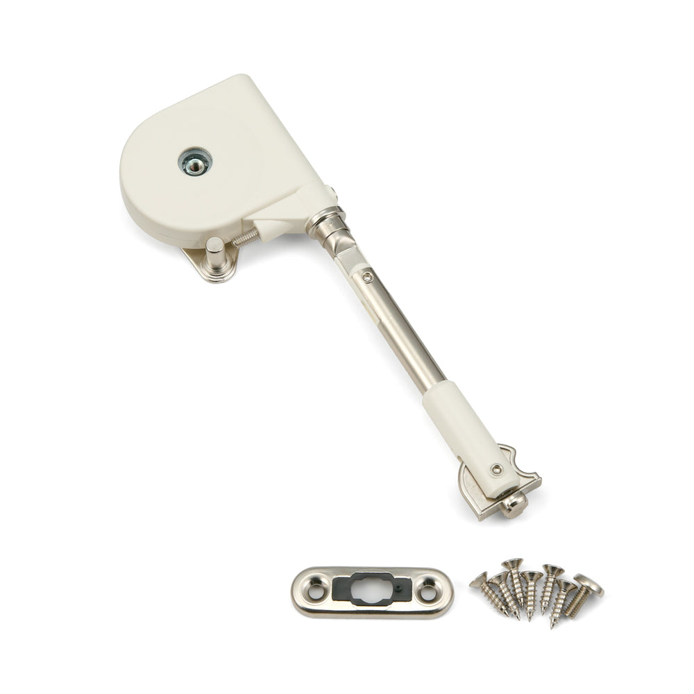 Soft-down-Klappenbeschlag, kurzer Arm SDS-100W-TV, von Sugatsune / LAMP (Japan)