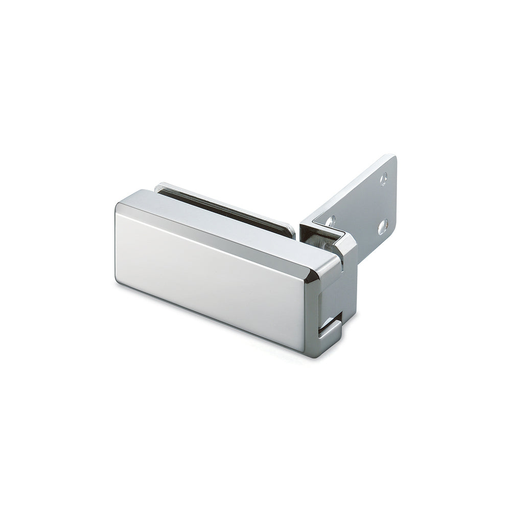 Glastürscharnier, aufliegend, mit Zuhaltung XL-GC07-CR, von Sugatsune / LAMP (Japan)