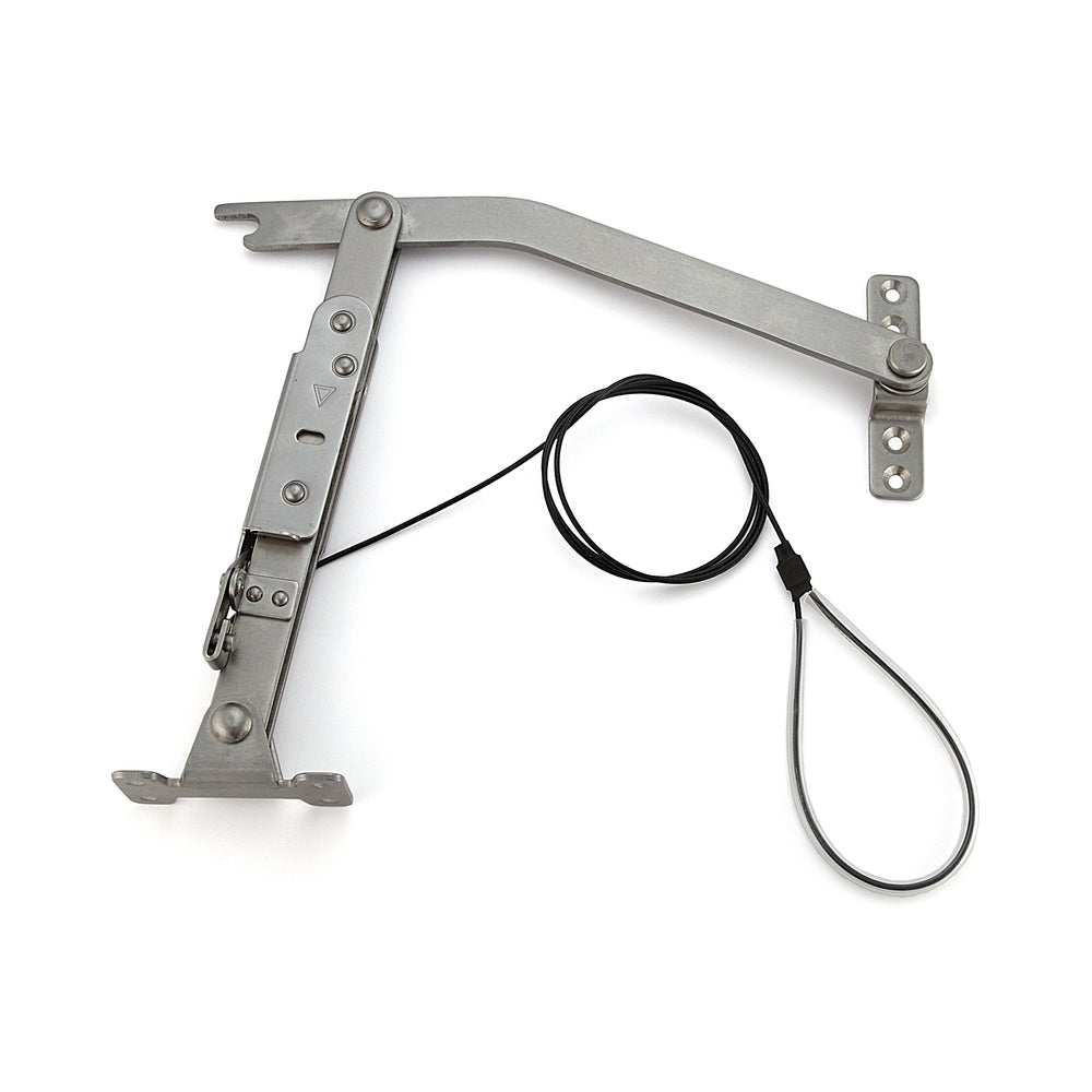 Door stop with cable pull YA-2020WL, length: 395 mm, by Sugatsune / LAMP (Japan)