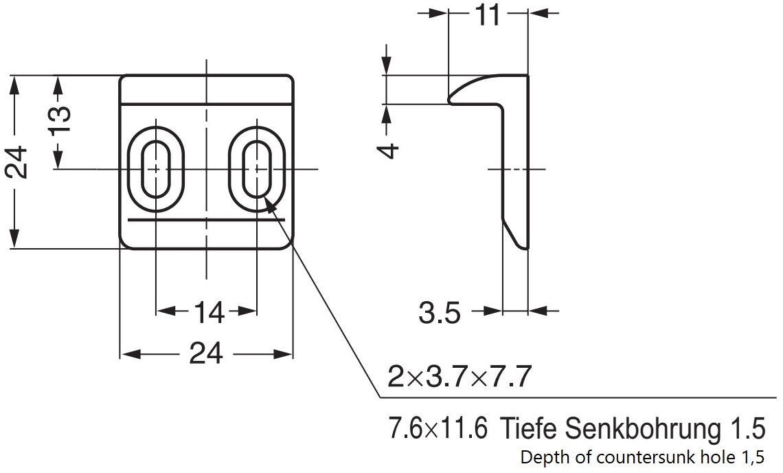 Poignée de verrouillage à bouton-poussoir dissimulée, surface : marron, AK-60BR et AK-C60BR pour intérieurs de yachts, intérieurs de camping-cars, meubles de caravanes, camping-cars