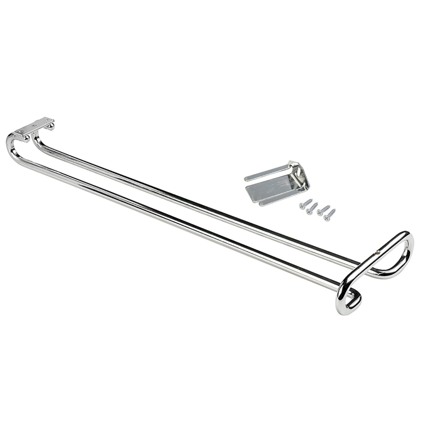 High-quality wine glass holder, made of steel, chrome-plated, 410 mm (16-9/64″), 8930111 for wine glasses, champagne glasses, cocktail glasses, cognac glasses, goblets