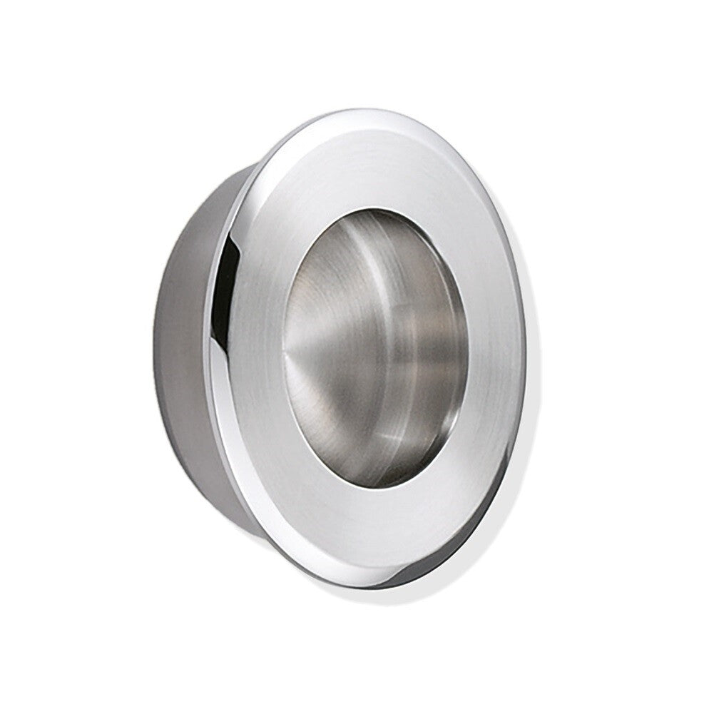 ZweiL® stainless steel flush pull, 56 mm (2.3") ZL-2501-56. High-quality, solid and elegant flush pull made of the finest V4A (SUS316) stainless steel for exclusive interior design and high-quality furnishings by Sugatsune / LAMP® (Japan).