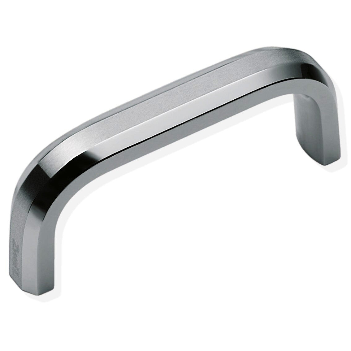 ZweiL® stainless steel furniture handle, 106 mm, ZL-2002-96. Furniture handle made of the finest V4A (SUS316) stainless steel for exclusive interior design and high-quality furnishings by Sugatsune / LAMP® (Japan).
