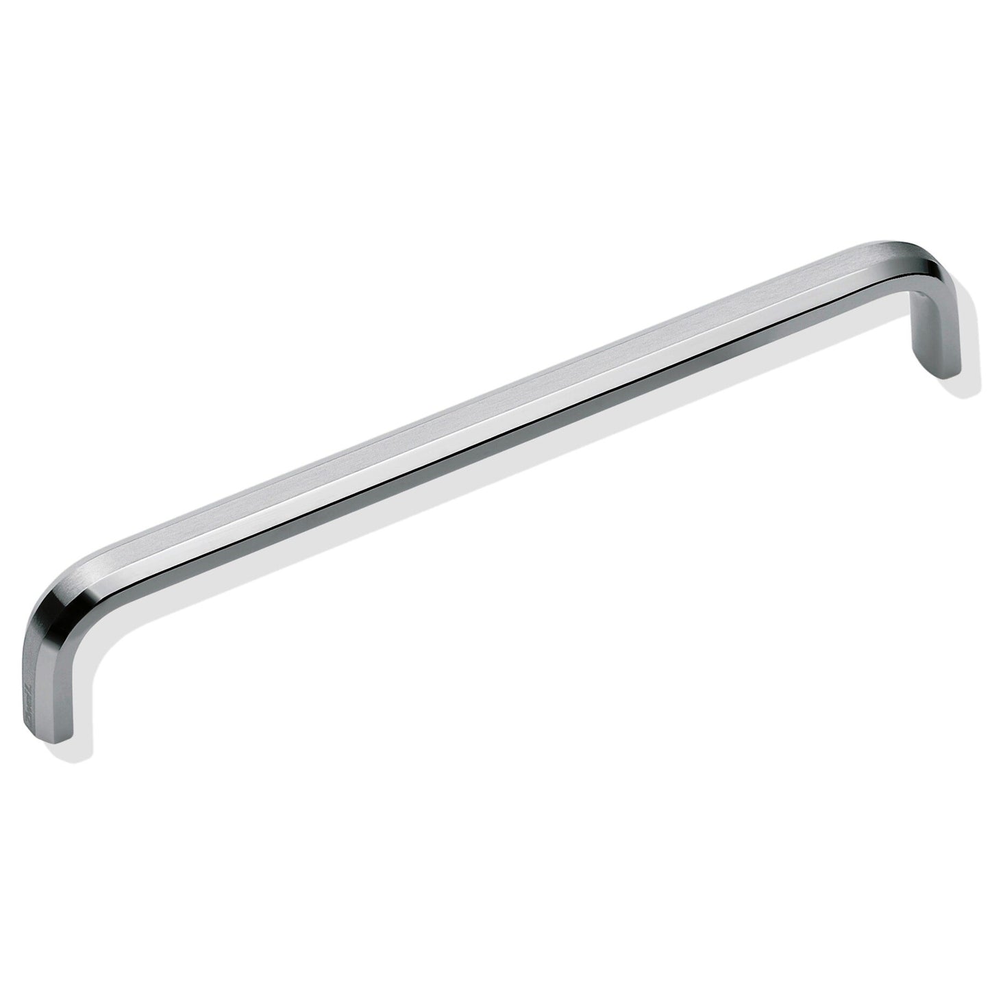 ZweiL® stainless steel furniture handle, 266 mm, ZL-2002-256. Furniture handle made of the finest V4A (SUS316) stainless steel for exclusive interior design and high-quality furnishings by Sugatsune / LAMP® (Japan).