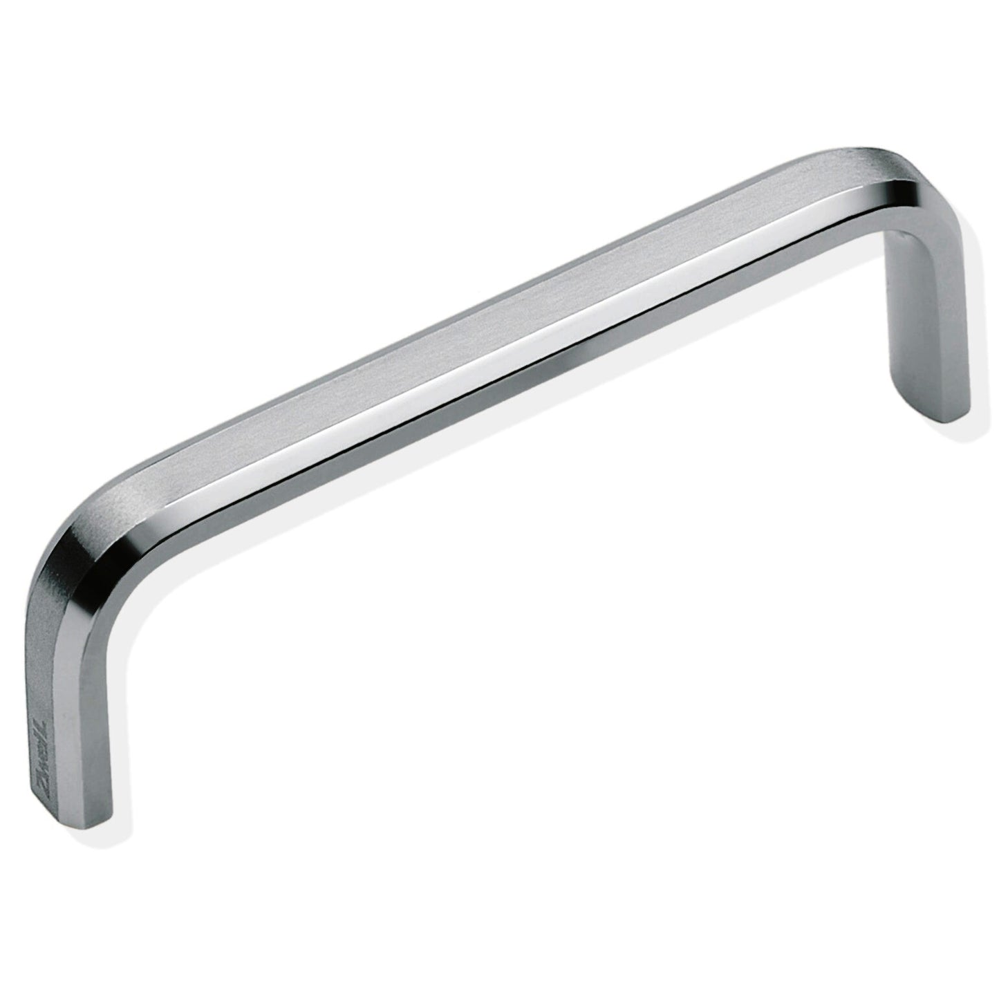 ZweiL® stainless steel furniture handle, 102 mm, ZL-2001-96. Furniture handle made of the finest V4A (SUS316) stainless steel for exclusive interior design and high-quality furnishings by Sugatsune / LAMP® (Japan)