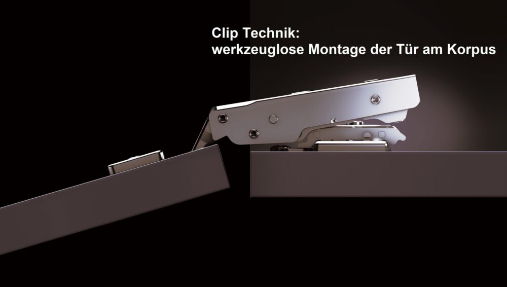 2 gedämpfte Schwerlast-Möbelscharniere für extra schwere und extra dicke Türen bis 30mm! Mit einstellbarem Dämpfer inkl. Montageplatten. Topfband, Möbelband mit Topfgröße 40mm von LAMP® / Japan