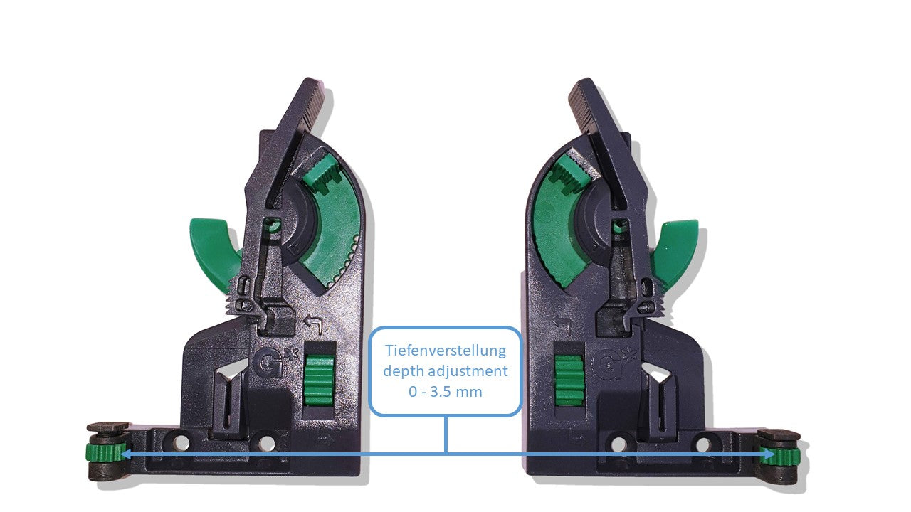 GRASS Dynamoov Tipmatic (push to open) Schubladenschienen Holzschubkästen-Vollauszug mit 3-D Verstellmöglichkeiten. 1 Paar Schubladen-Auszüge inklusive Kupplungen