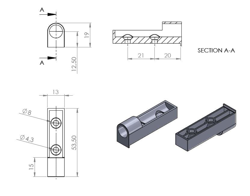 2 Stück Softclose Türdämpfer mit linearer Montageplatte. Für Möbel zum Aufschrauben - Möbeldämpfer, Soft-Close, Dämpfer, Anschlagdämpfer für Küchenschrank oder Schrank zum Nachrüsten