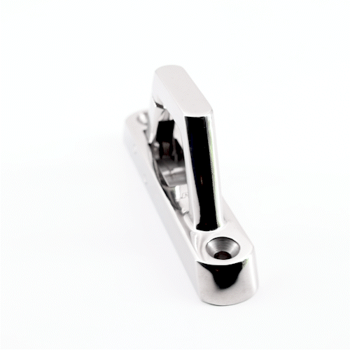 High-quality hook with safety catch made of SUS316 stainless steel, EN-K84. Rope hook with safety catch made of V4A for shipbuilding, outdoor use, humid environments, harsh environments, and much more, from Sugatsune / LAMP® (Japan)