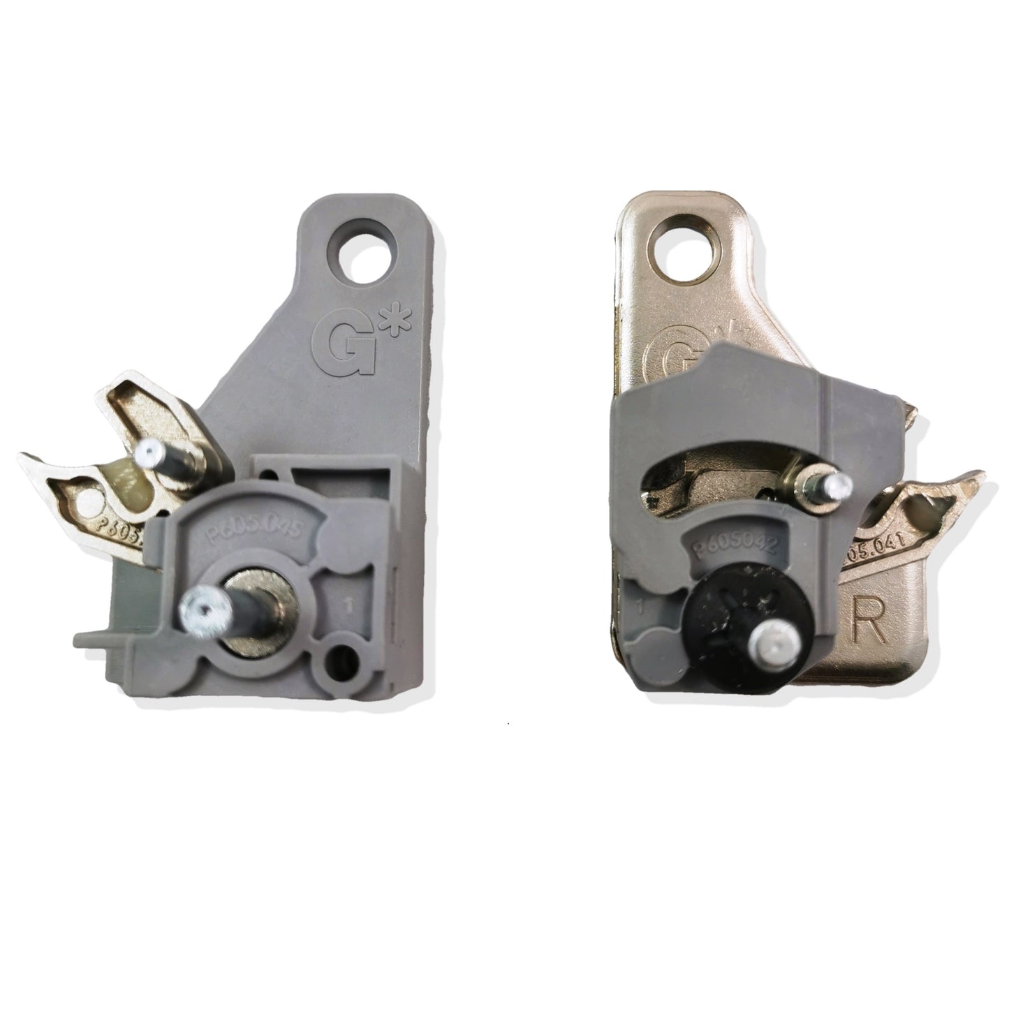Locking unit set (left and right) for the guide rails GRASS Nova Pro Tipmatic Plus