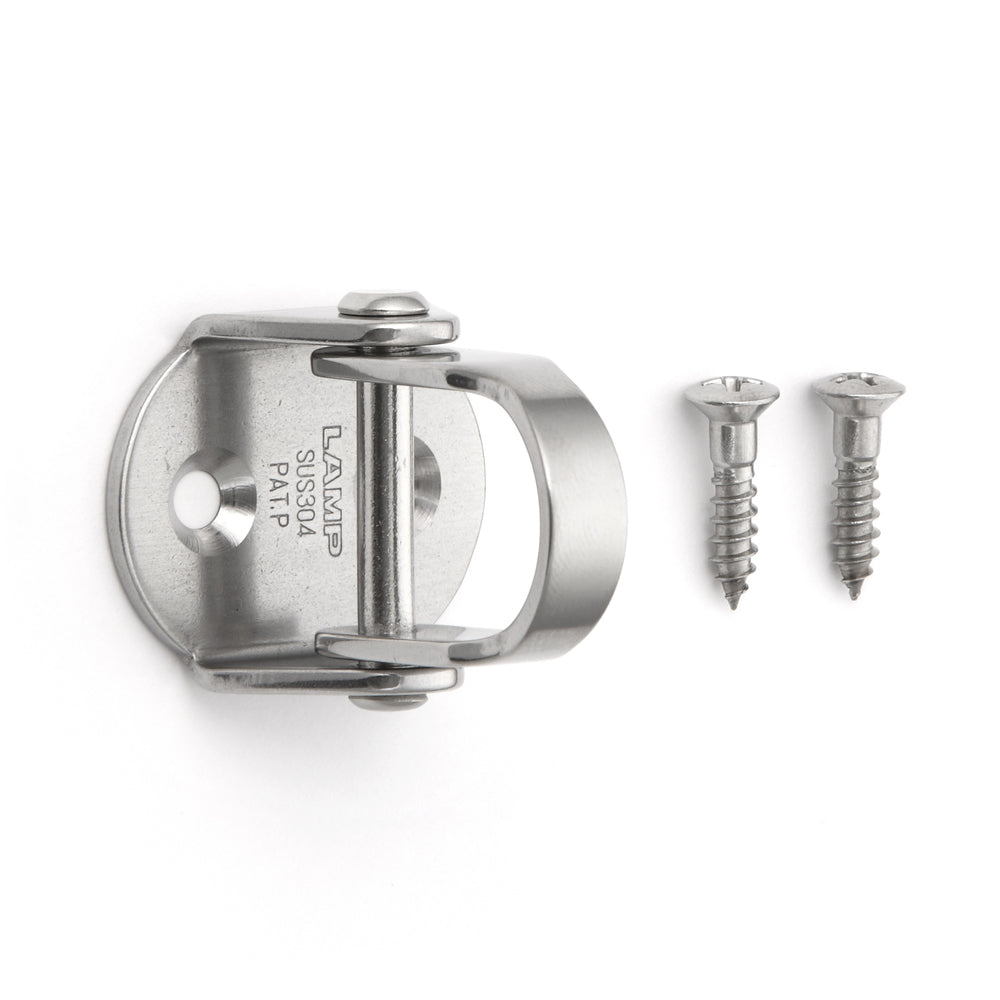 Stainless steel swivel hook for wall and ceiling mounting RF-D35 from Sugatsune LAMP® / Japan