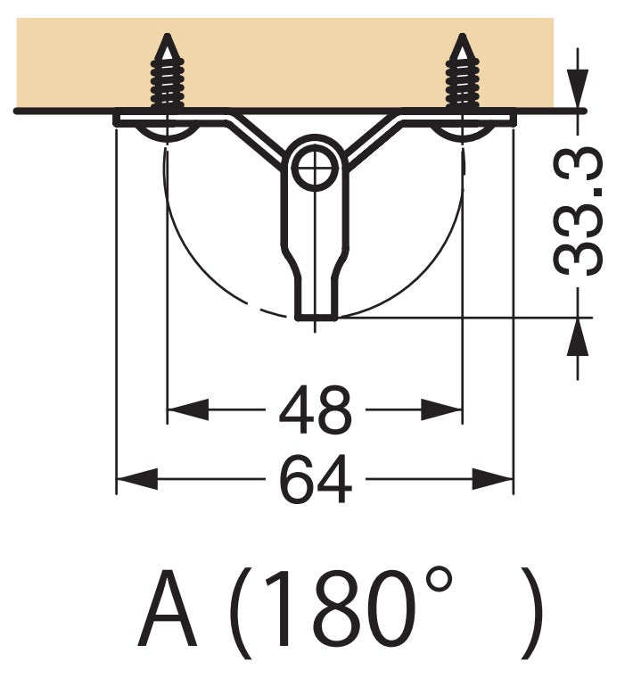 Flexibler schwenkbarer Edelstahl-Haken für ebene Fläche, Ecke oder Kante. DZ-270 von Sugatsune LAMP® / Japan