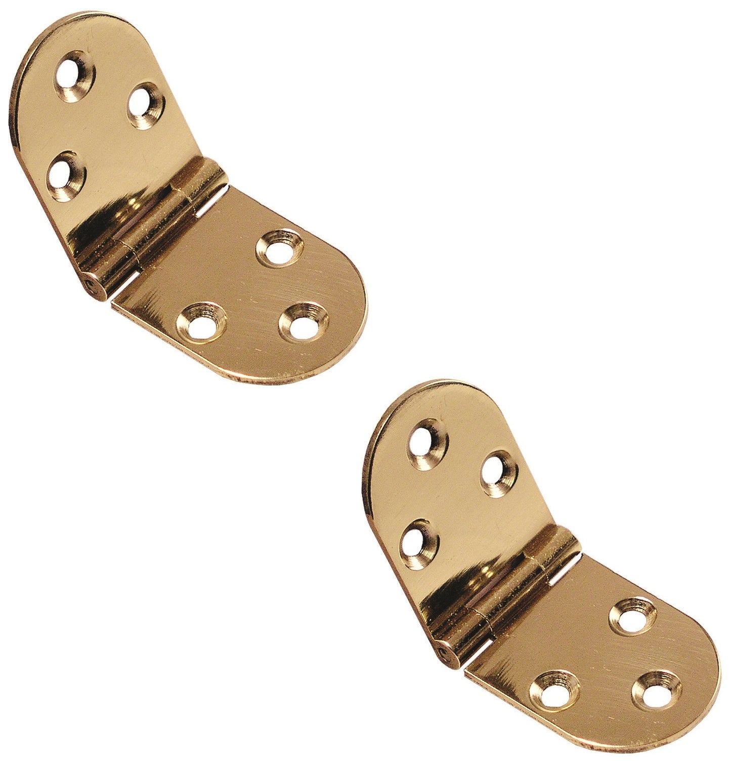 Set: 2 UMAXO® folding table hinges made of brass for folding tables. Furniture hinge, table hinge
