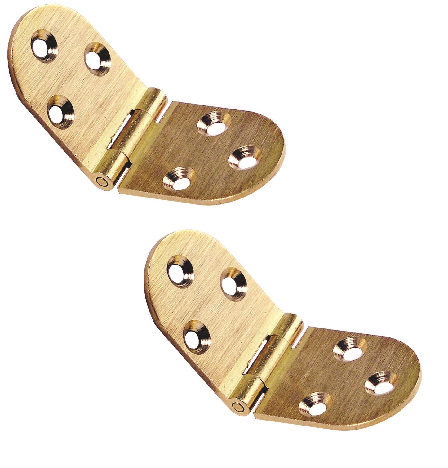 Set: 2 UMAXO® folding table hinges made of brass for folding tables. Furniture hinge, table hinge