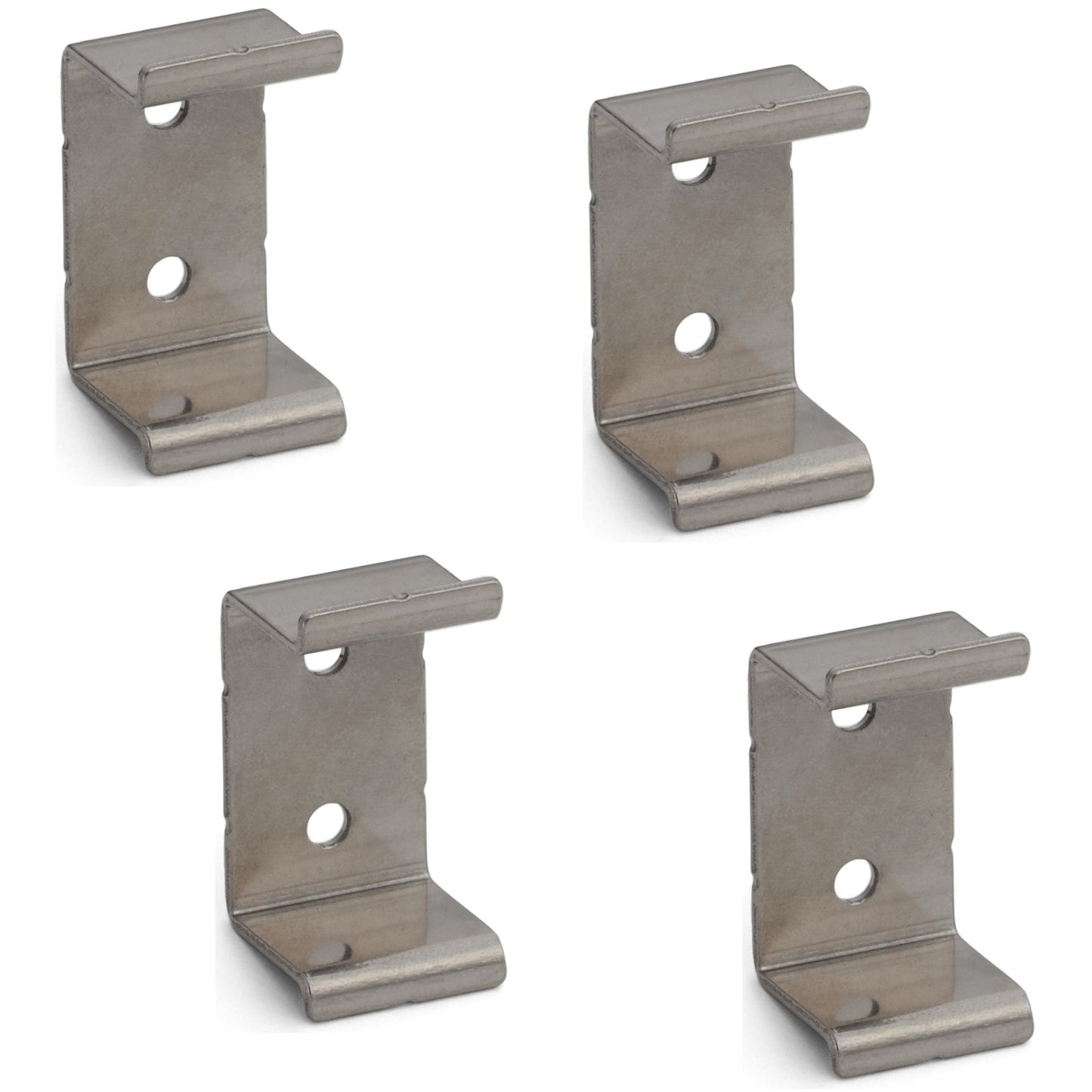Mounting bracket made of SUS430, surface: glossy polished, 39.5 mm (1.6") XLA-HHA40B. Bracket XLA-HHA40B for Sugatsune recessed pull handles XLA-HHA300 and XLA-HHA600, from Sugatsune / LAMP® (Japan)