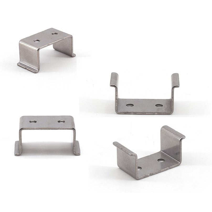 Mounting bracket made of SUS430, surface: glossy polished, 39.5 mm (1.6") XLA-HHA40B. Bracket XLA-HHA40B for Sugatsune recessed pull handles XLA-HHA300 and XLA-HHA600, from Sugatsune / LAMP® (Japan)