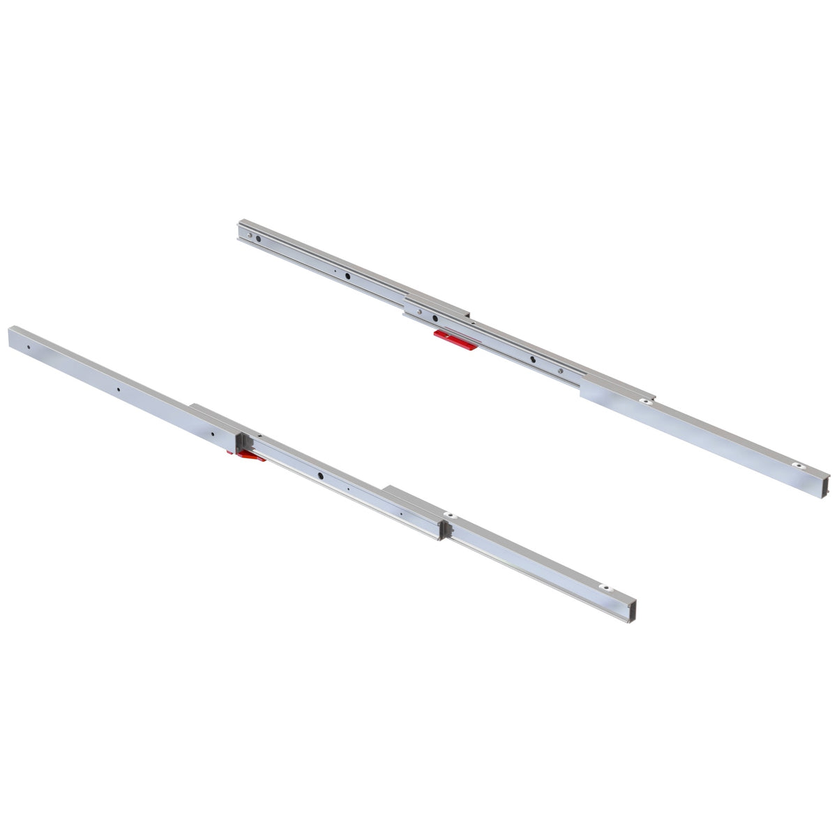 hochwertiger Ausziehtischbeschlag, 2046369, Auszugslänge: 750 mm, von EMUCA, Tragkraft: 60 kg (132 lbs). Produktbild
