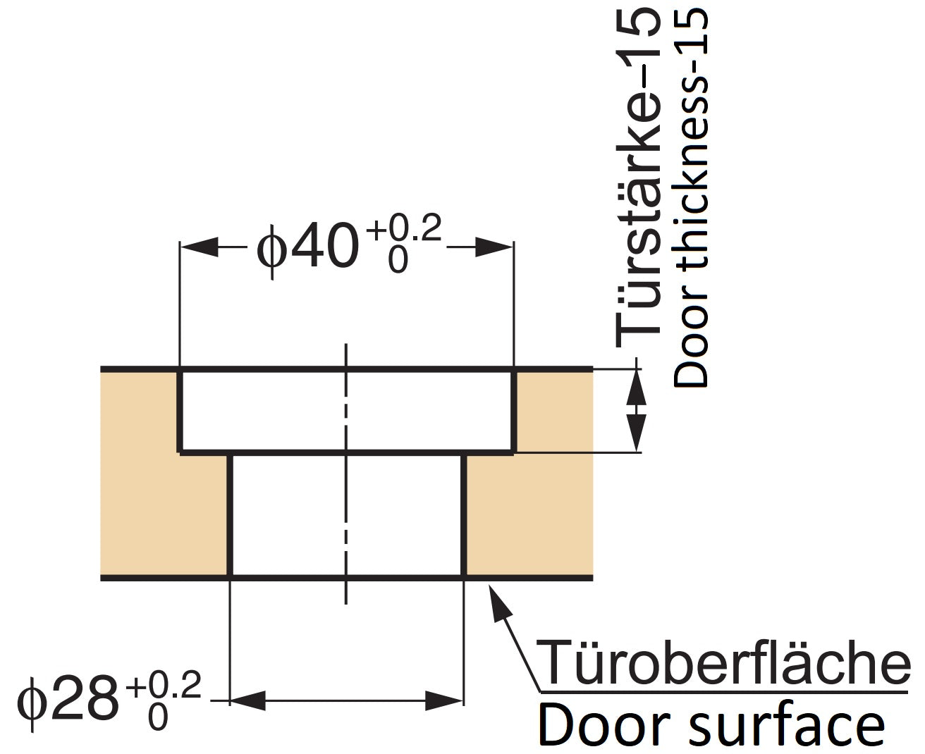 Hochwertiger Druckknopf-Verschluss mit Grifffunktion, aus Zinklegierung (ZDC), Oberfläche: goldfarbig, glänzend poliert, Ausführung: rechts, PKL05RGA und PKLW. Massiver Druckknopf für Yacht und viel mehr, von Sugatsune / LAMP® (Japan)