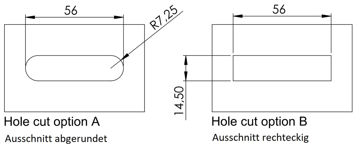 High-quality snap fastener with soft-close and handle function, made of Zamak, surface: stainless steel look, design: rectangular, 14.03.044-0. Solid snap fastener for caravans, yachts, and much more, from SISO Denmark