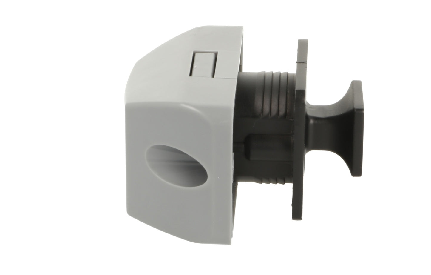 Fermeture à pression de haute qualité avec fonction de fermeture en douceur et de poignée, en Zamak, surface : noire, design : carré, 14.03.066-0. Bouton poussoir solide pour caravanes, yachts, avions privés et bien plus encore, de SISO Danemark