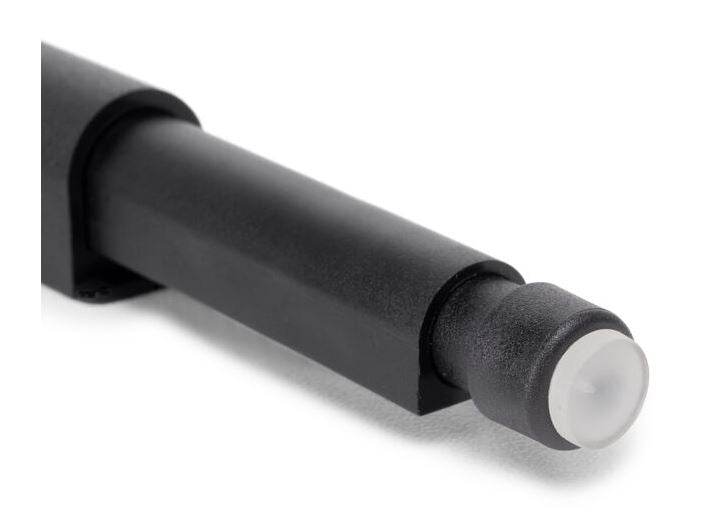 2 elegant push-button catches, surface: black, 62 mm (2-7/16″), design: non-magnetic, 2033817 for furniture doors, cabinet doors, flaps