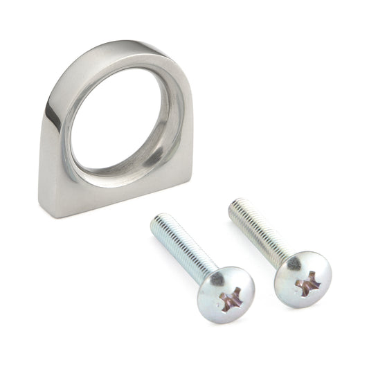 Edelstahl-Ringgriff SUS304, 24,5 mm (1″) SD-24M. Edelstahl-Ringgriff aus rostfreiem Edelstahl V2A, glänzend poliert, für Edelstahlküche, Badezimmermöbel, Medizinbereich, feuchte Umgebung, Schiff, Wohnmobil, von Sugatsune / LAMP® (Japan)