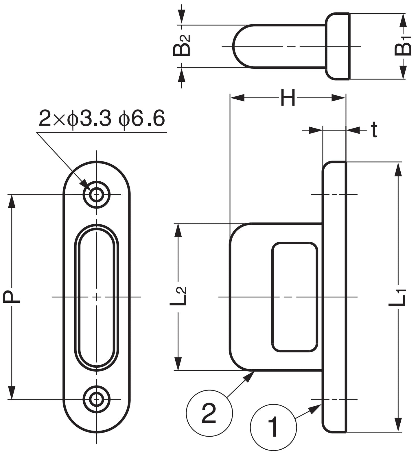 Edelstahlgriff SUS304 mit weichem Griffbereich, 60 mm (2,4″) HS-60S. Weicher Edelstahlgriff aus rostfreiem Edelstahl V2A, satiniert matt, für Küche, Wohnmöbel, Badezimmermöbel, feuchte Umgebung, Schiff, Wohnwagen, von Sugatsune / LAMP® (Japan)